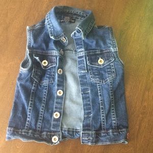 Blue jean vest